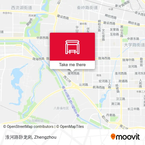 淮河路卧龙岗 map