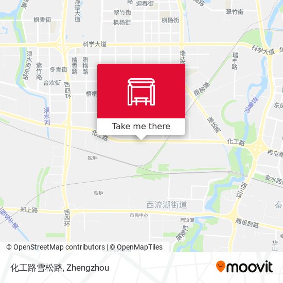 化工路雪松路 map