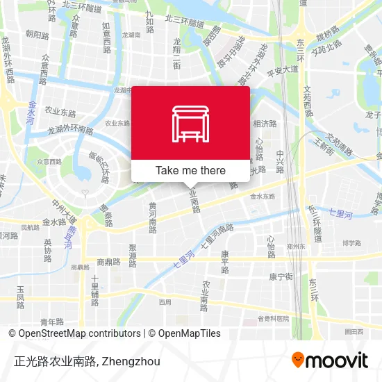 正光路农业南路 map