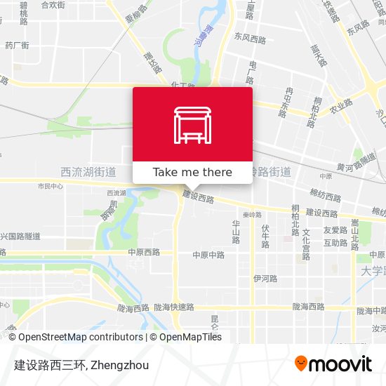 建设路西三环 map