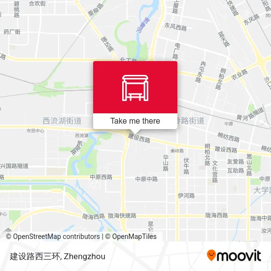 建设路西三环 map