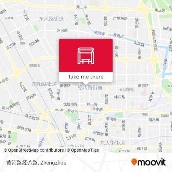 黄河路经八路 map