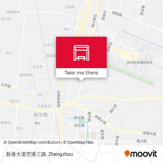 新港大道空港三路 map