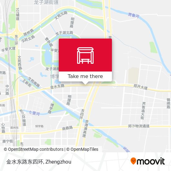金水东路东四环 map