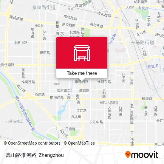嵩山路淮河路 map