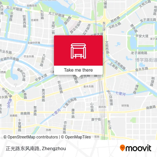 正光路东风南路 map