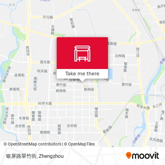 银屏路翠竹街 map