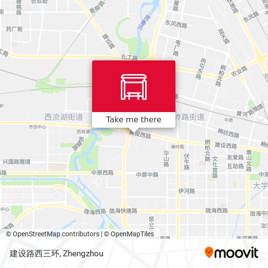 建设路西三环 map