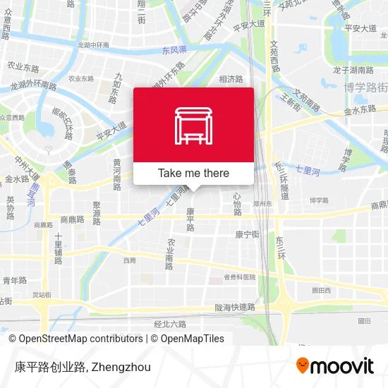 康平路创业路 map