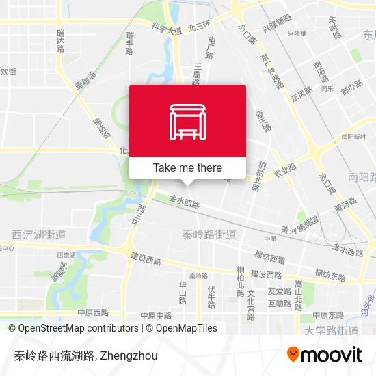 秦岭路西流湖路 map