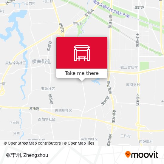 张李垌 map
