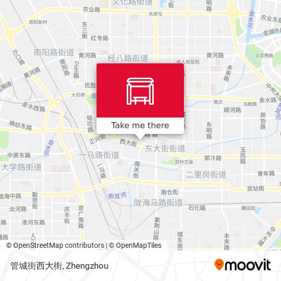 管城街西大街 map