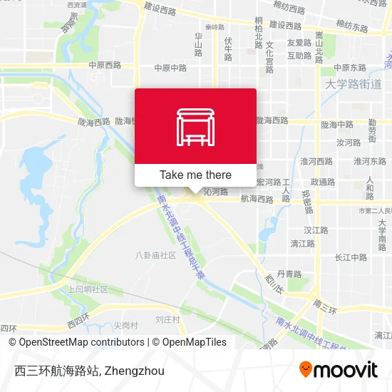 西三环航海路站 map