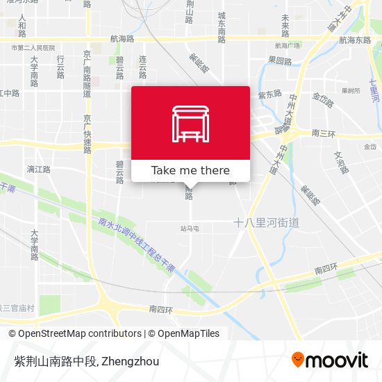 紫荆山南路中段 map