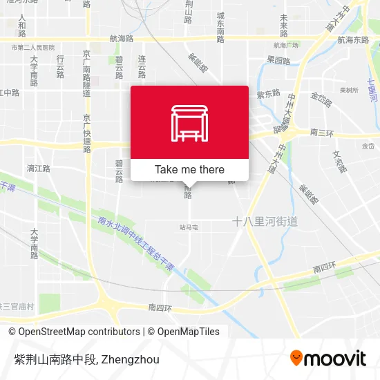 紫荆山南路中段 map
