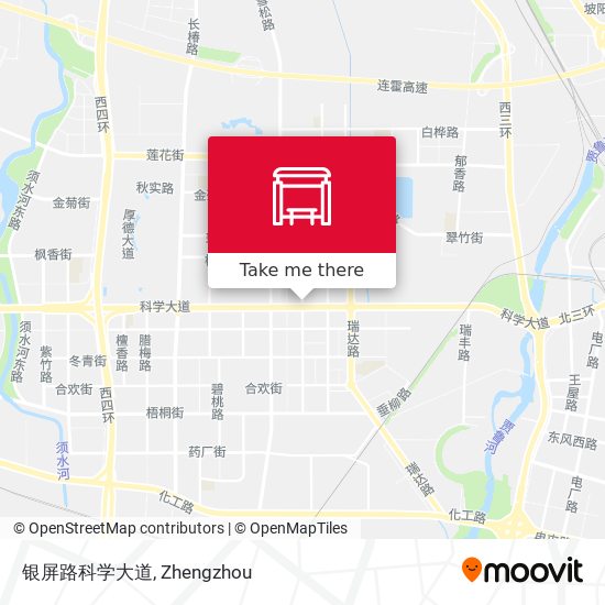 银屏路科学大道 map