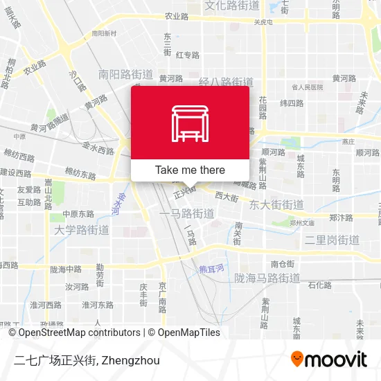 二七广场正兴街 map
