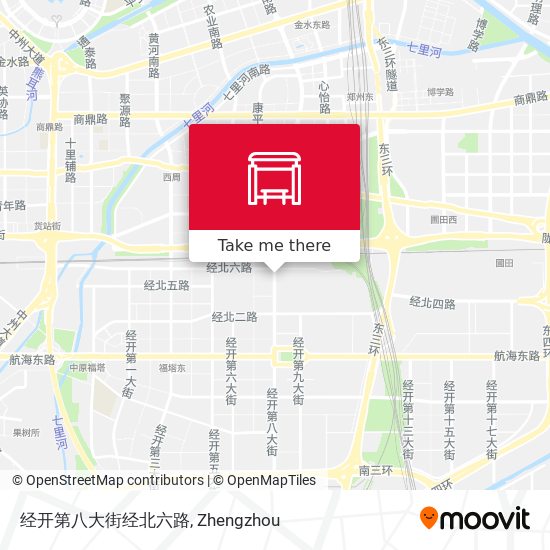 经开第八大街经北六路 map