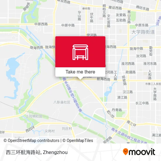 西三环航海路站 map