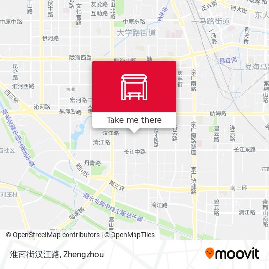 淮南街汉江路 map