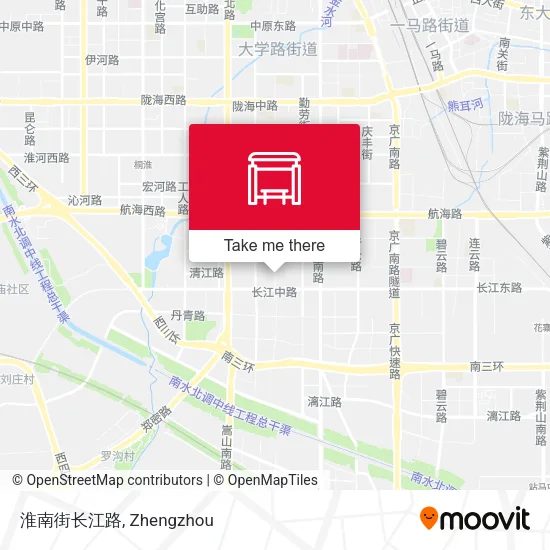 淮南街长江路 map