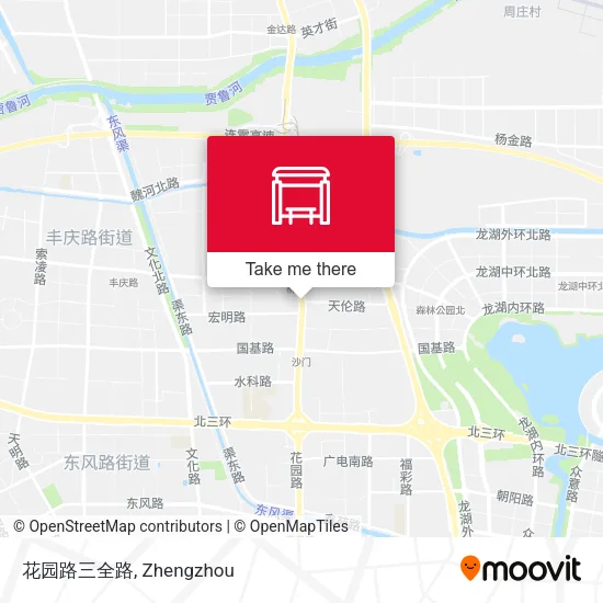 花园路三全路 map