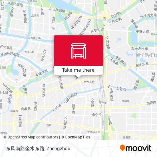 东风南路金水东路 map