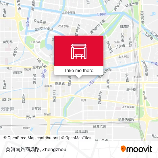 黄河南路商鼎路 map