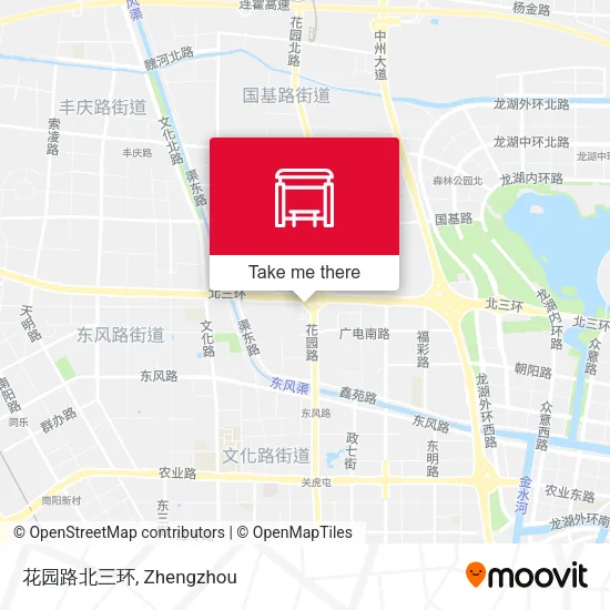 花园路北三环 map