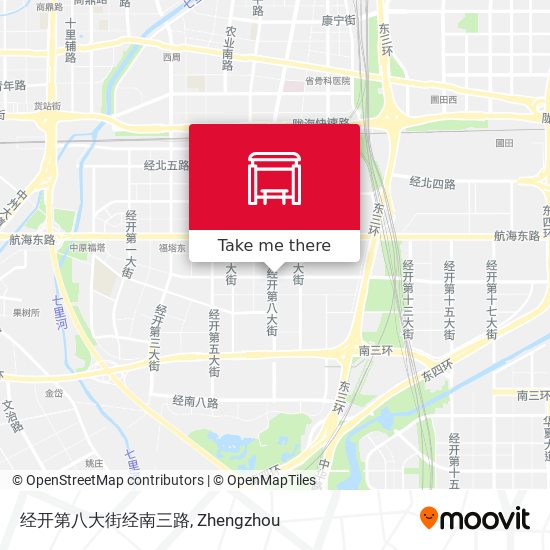 经开第八大街经南三路 map