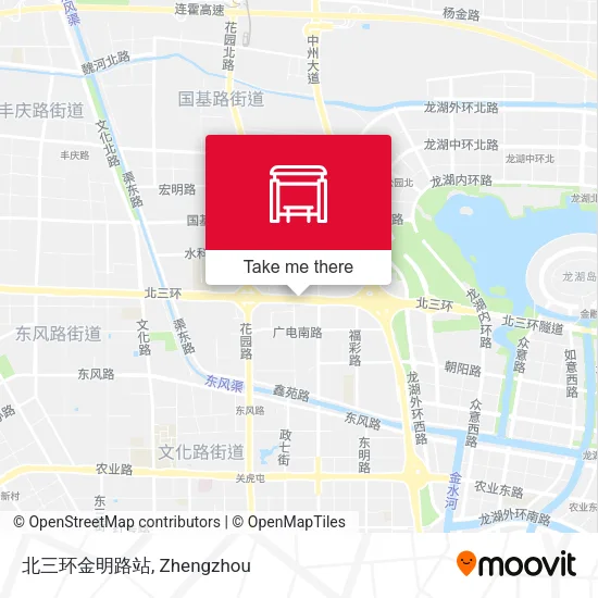 北三环金明路站 map