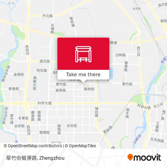 翠竹街银屏路 map