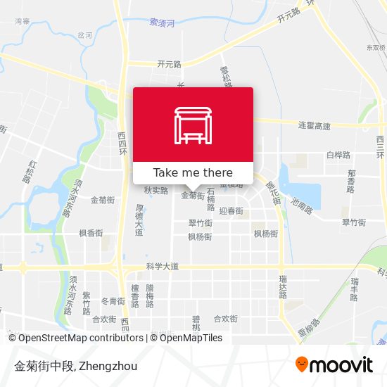 金菊街中段 map
