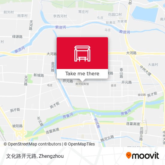 文化路开元路 map