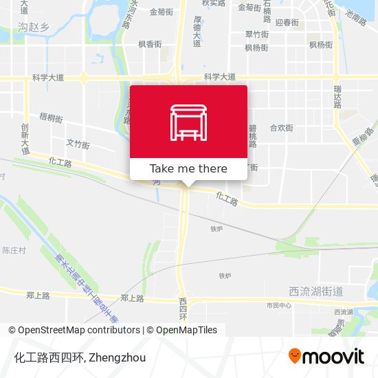 化工路西四环 map
