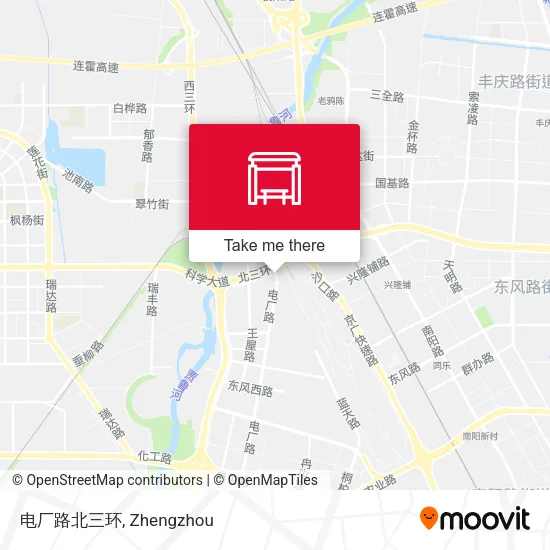 电厂路北三环 map