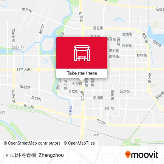 西四环冬青街 map