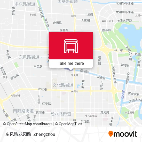 东风路花园路 map