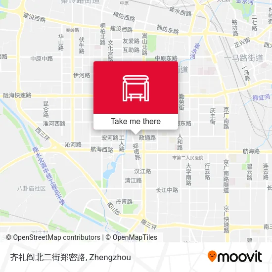 齐礼阎北二街郑密路 map