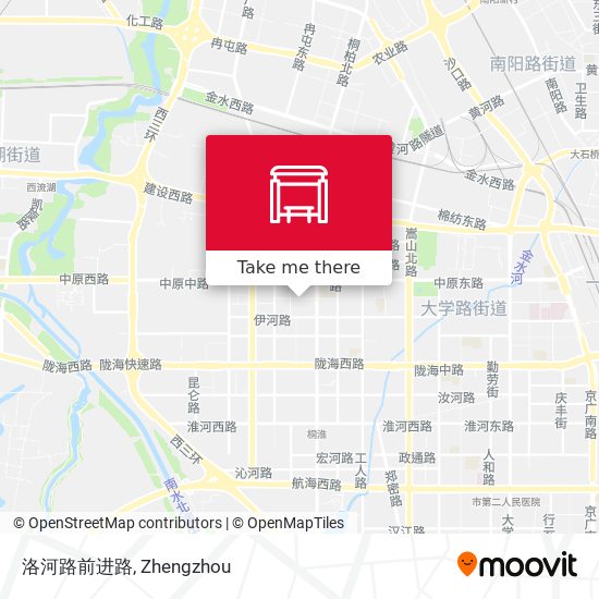 洛河路前进路 map