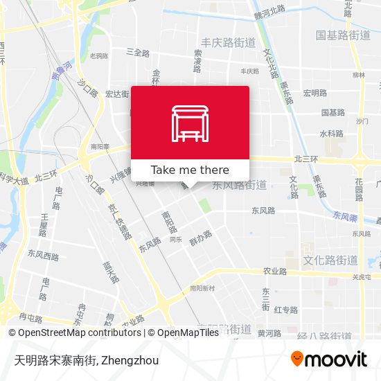 天明路宋寨南街 map
