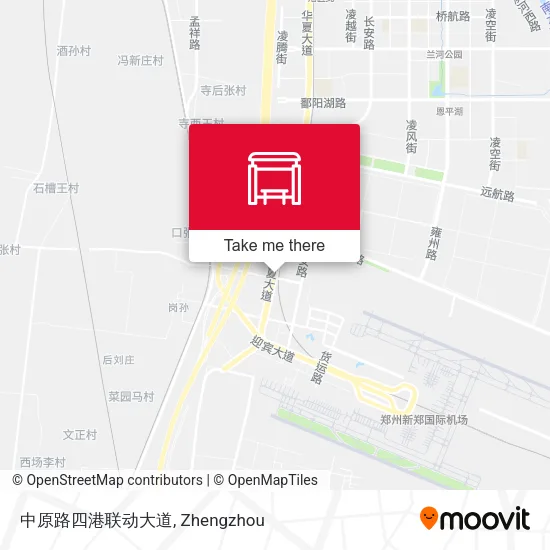 中原路四港联动大道 map