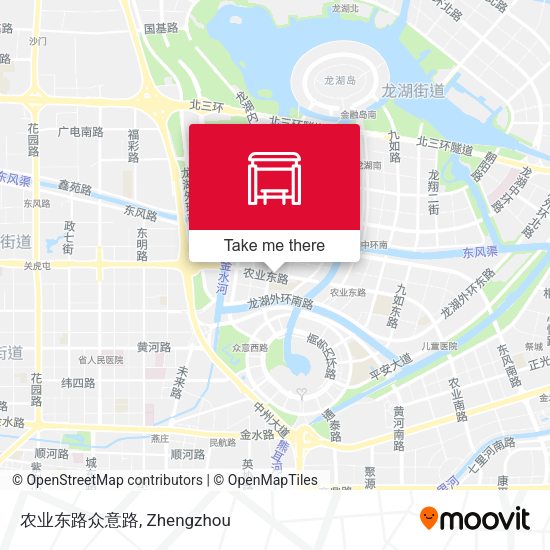 农业东路众意路 map