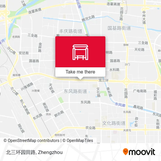 北三环园田路 map
