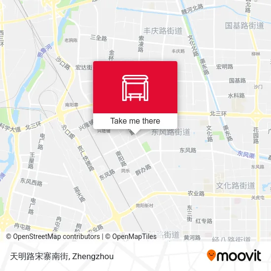 天明路宋寨南街 map