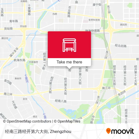 经南三路经开第六大街 map