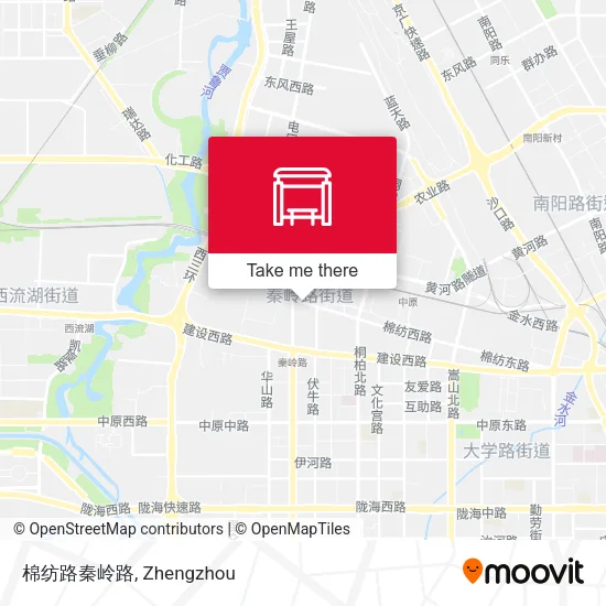 棉纺路秦岭路 map