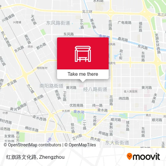 红旗路文化路 map