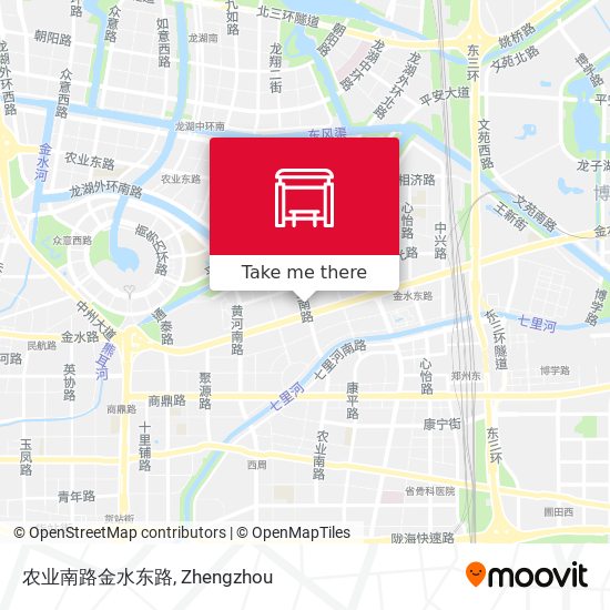 农业南路金水东路 map