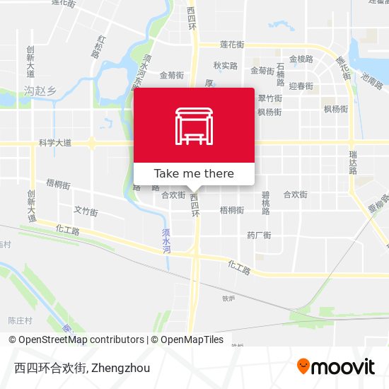 西四环合欢街 map